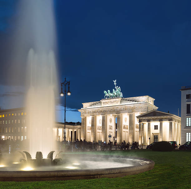 istock Brandenburg Gate in Berlin at night 521028555