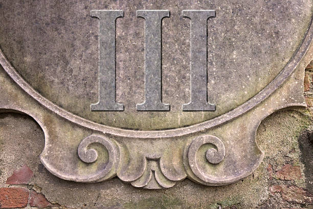 istock Roman number written on stucco wall 521028845