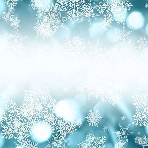 istock abstract Christmas background with snowflakes 521029823