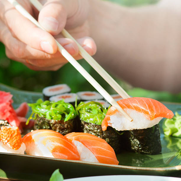 istock Sushi Japanese seafood 521034118