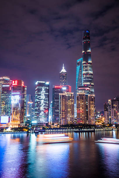 istock Skyline night view on Pudong New Area, Shanghai 521036764