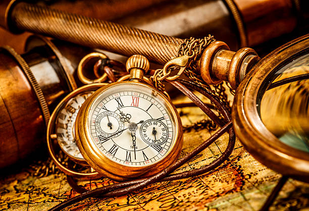 istock Vintage pocket watch 521038703