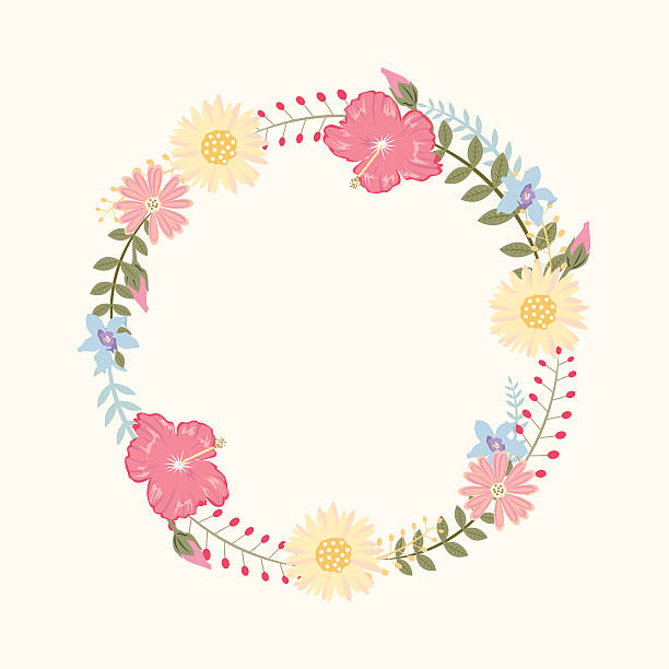 istock floral Frame, for wedding invitations and birthday cards 521041636