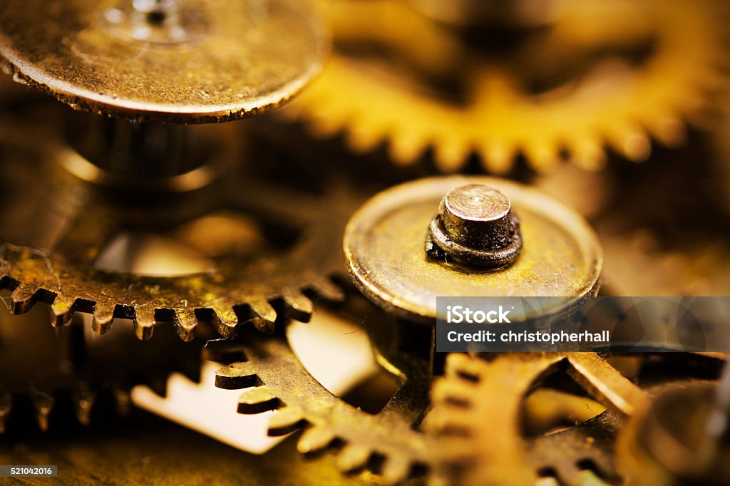 Inner Cogs Close Up Of Cogs Inside A Clock Stock Photo - Download Image Now ...