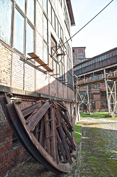 istock historic buildings of the old coal mine 521042598