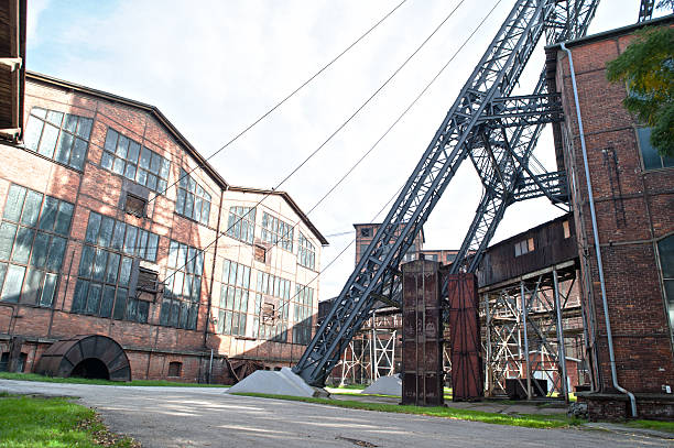 istock historic buildings of the old coal mine 521042756