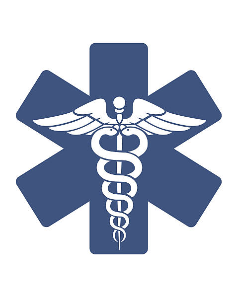 caduceus sign Medical Symbol medical symbols stock illustrations