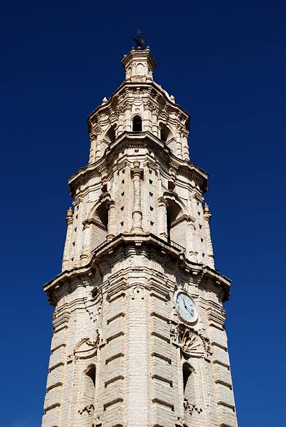 istock Baroque clock tower, Aguilar de la Frontera. 521047232