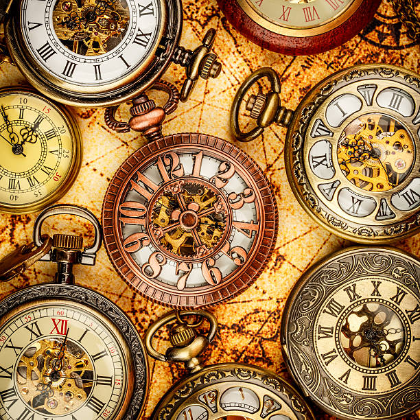 istock Vintage pocket watch 521047413