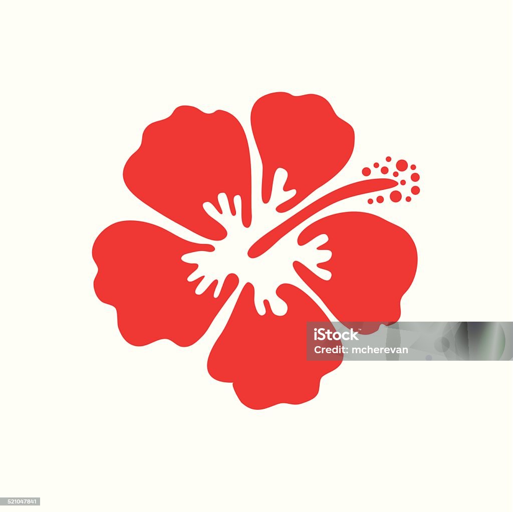 Vector illustration of hibiscus flower Hibiscus stock vector