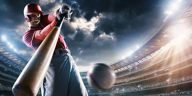衣に野球スタジアム - baseball baseball player base sliding ストックフォトと画像