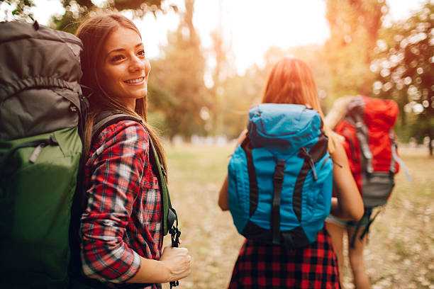 istock Women Walking Outdoors In Nature. 521049252