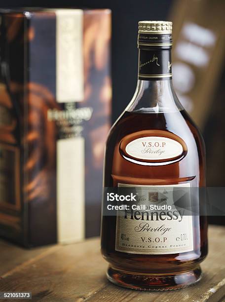 Hennessy Cognac Bottle Stock Photo - Download Image Now - Cognac Region, Bottle, Alcohol - Drink