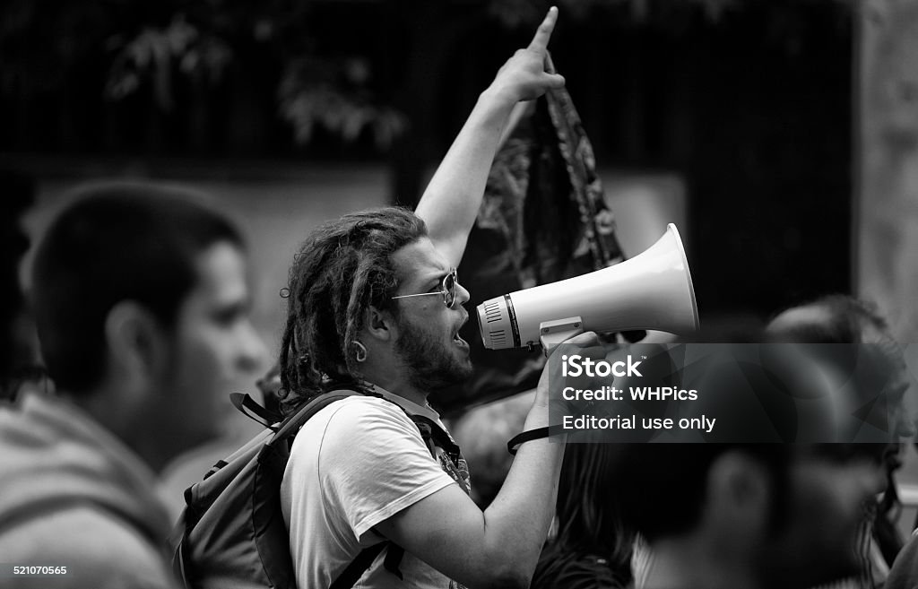 Wut - Lizenzfrei Demonstrant Stock-Foto