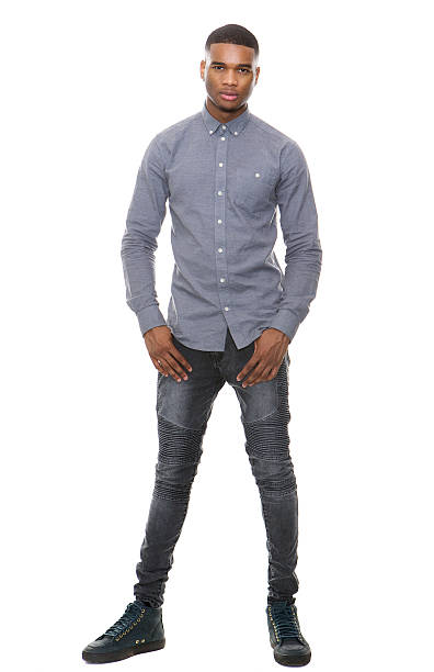 istock Full length handsome african american man 521071475