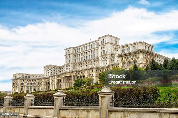 Ceausescus Palace Stock Photo - Download Image Now - Bucharest, Parliament Building, Romania