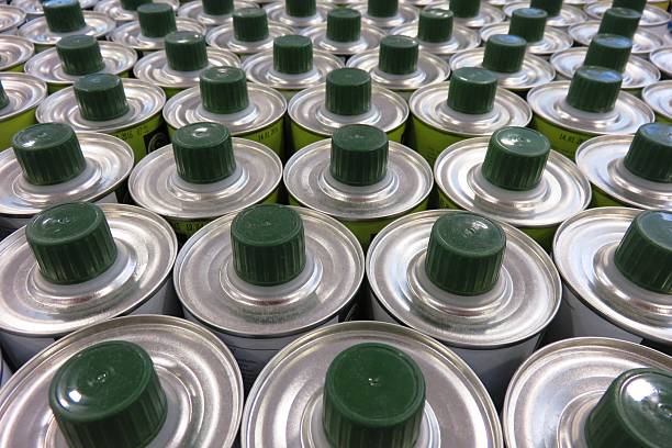 istock Macro of metal cans 521072275
