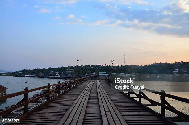 Saphan Mon At Sunset Time Stock Photo - Download Image Now - Architecture, Asia, Construction Industry