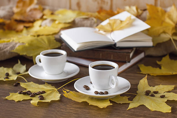 istock autumn still life with a cup of coffee 521072805