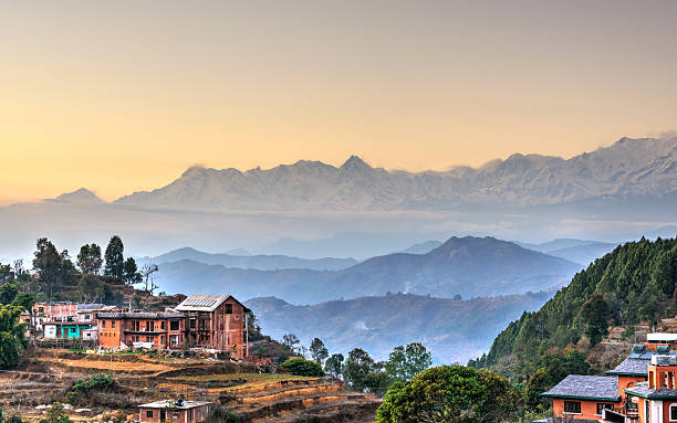 bandipur village en nepal - nepal fotografías e imágenes de stock