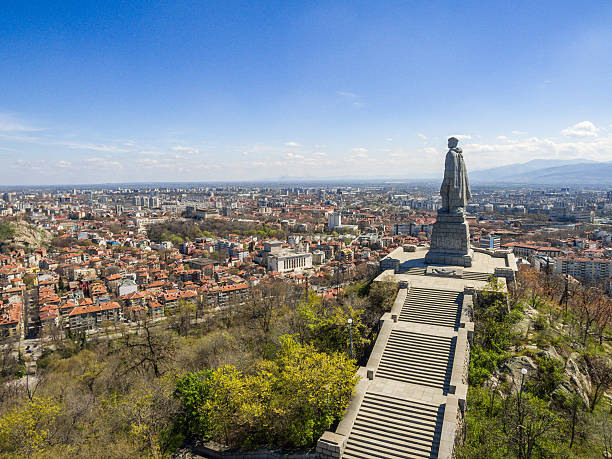 Aliosha monument in Plovdiv stock photo