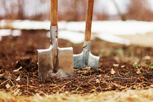 istock The shovel closeup. 521077294