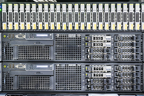 istock Storage servers in data room Domestic Room 521079102