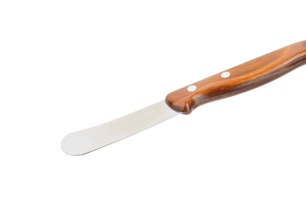 istock Wooden-handled butter knife 521084434