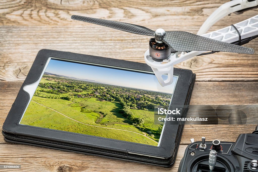 Dröhnend Luft Fotografie Konzept - Lizenzfrei Drohne Stock-Foto
