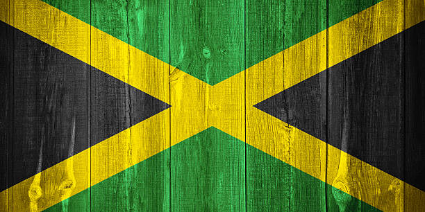 flag of Jamaica stock photo