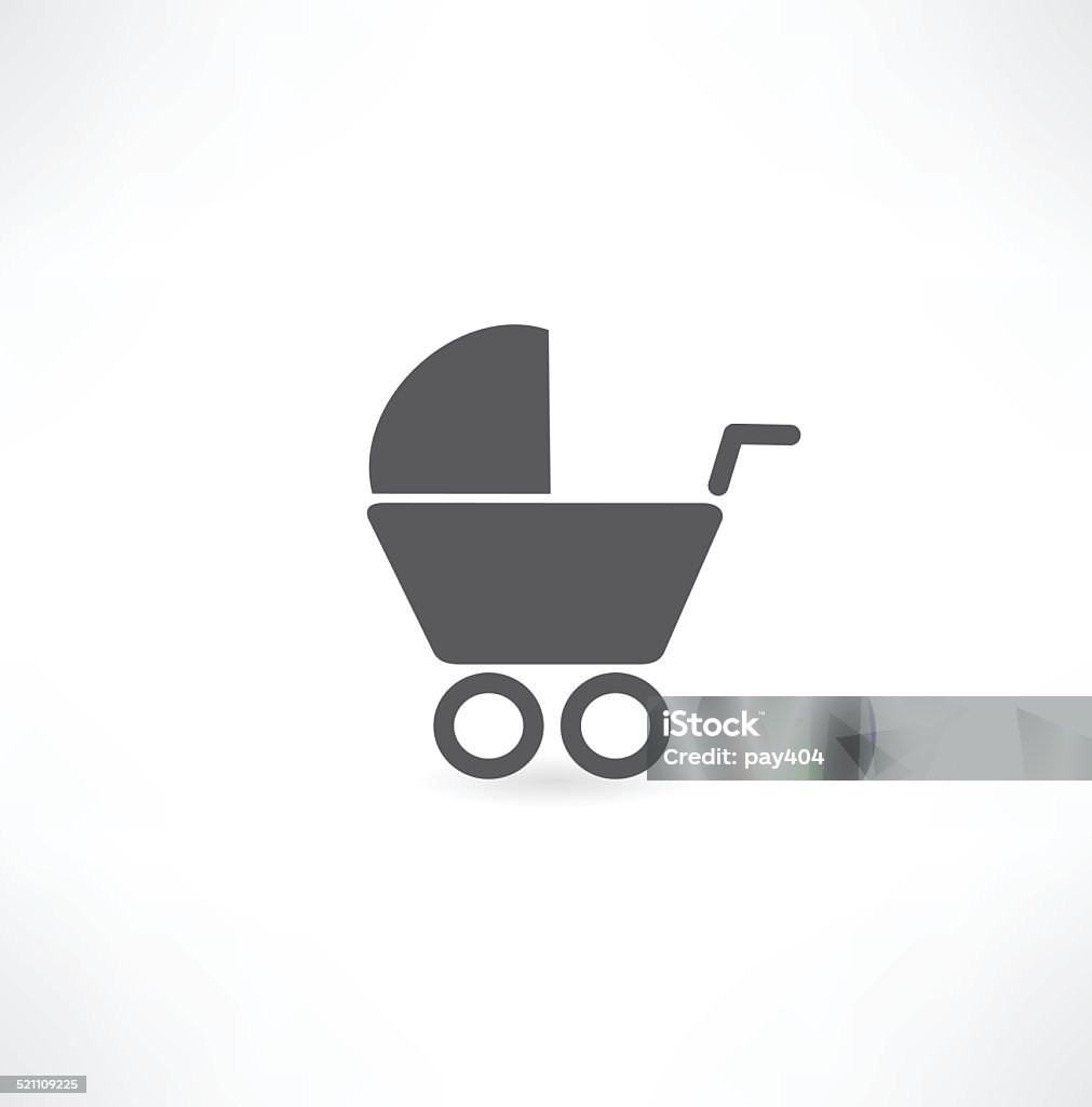 Pram icon Baby - Human Age stock vector