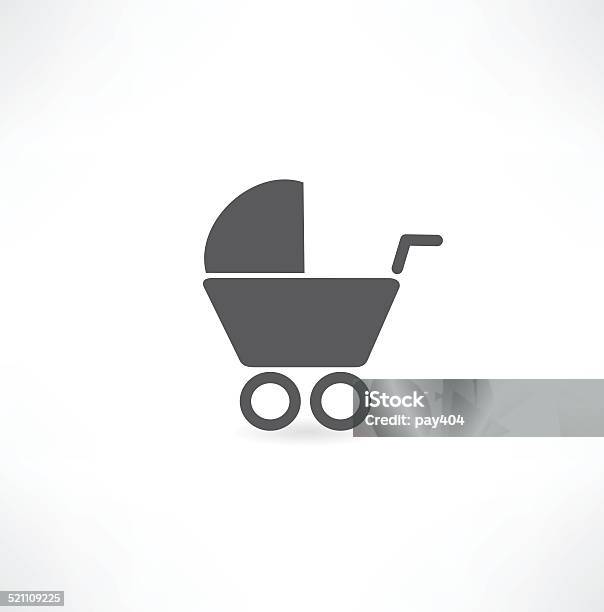 Pram Icon Stock Illustration - Download Image Now - Baby - Human Age, Baby Carriage, Backgrounds