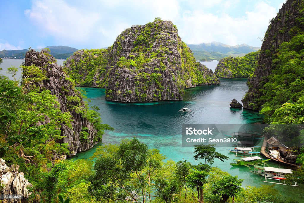 landscape of Coron, Busuanga island, Palawan province, Philippines Philippines Stock Photo