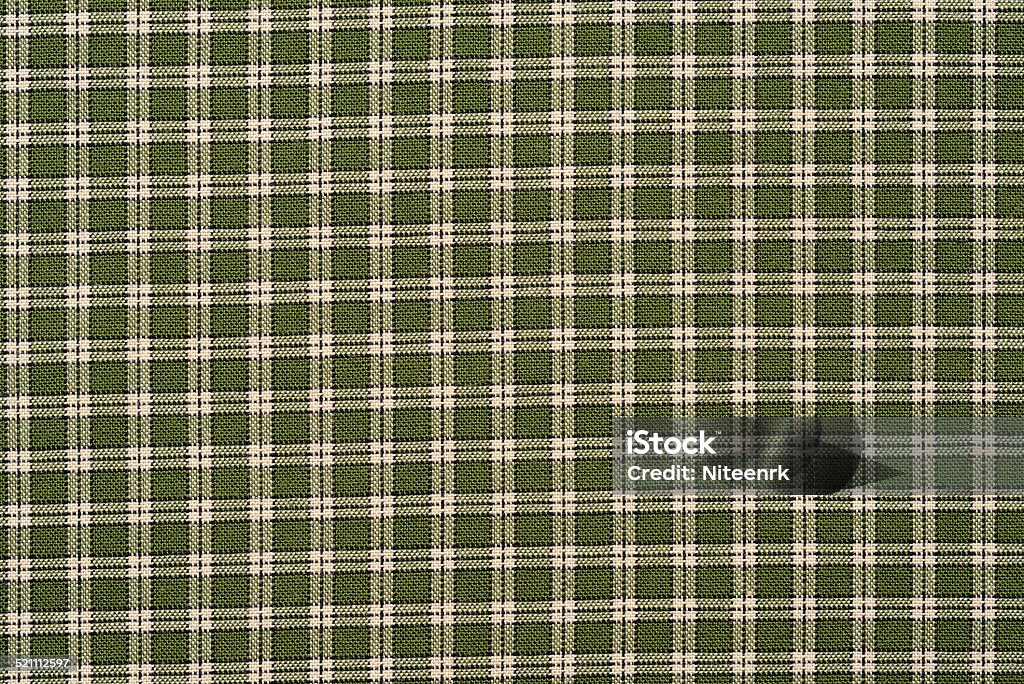 Green Plaid Cloth Background Of Green Plaid Arts Culture and Entertainment Stock Photo