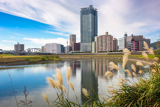 istock Kumamoto Japan River Cityscape 521127482