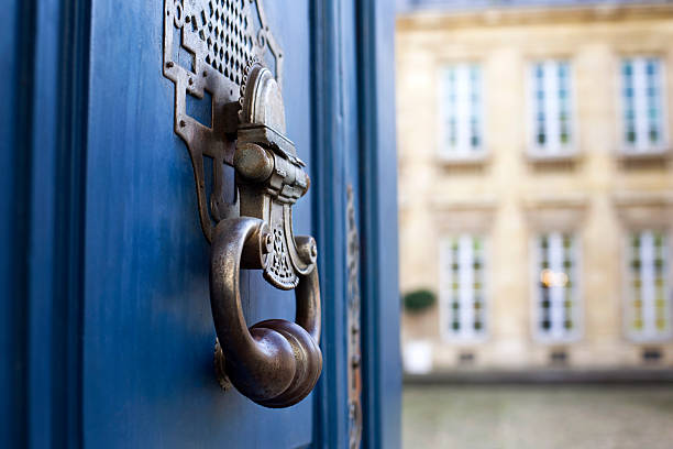 istock Knocker of a French mansion 521130940