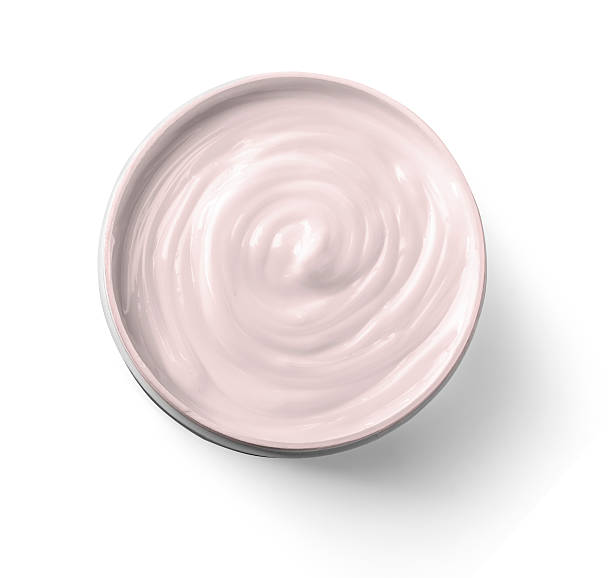 istock close up of a white beauty cream 521131080