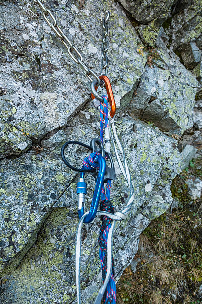 istock Prepared rope to abseil 521133147