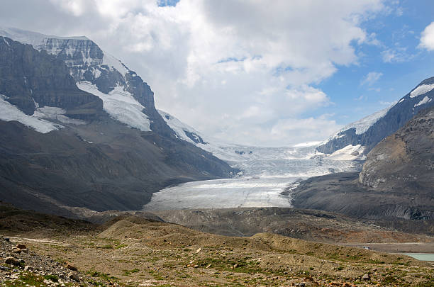 istock glacier on the Icefield Parkway 521133323