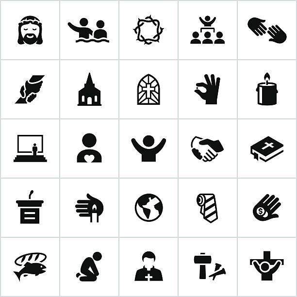 ブラックワーシップアイコン - symbol computer icon religious icon interface icons点のイラスト素材／クリップアート素材／マンガ素材／アイコン素材