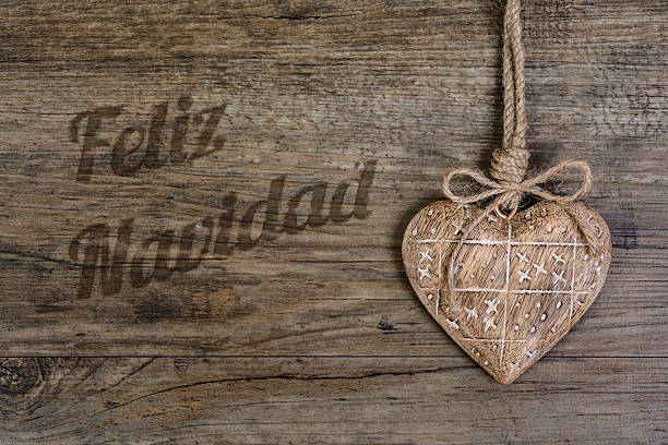 istock Wooden heart decorations on vintage wood, text space 521134307