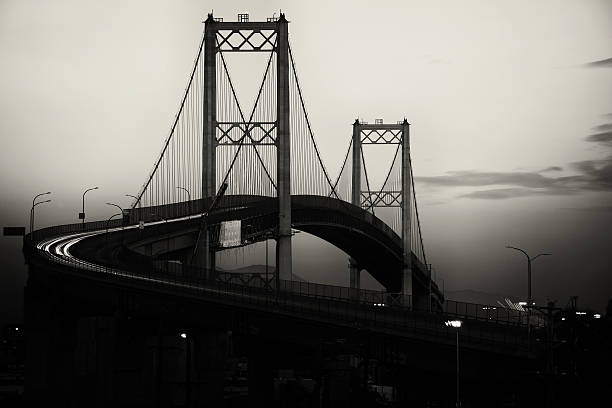 vincent thomas мост - vincent thomas bridge стоковые фото и изображения