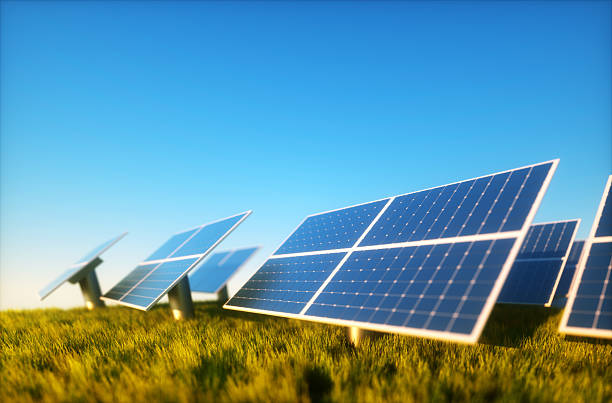 istock Photovoltaic with blue sky 521135495