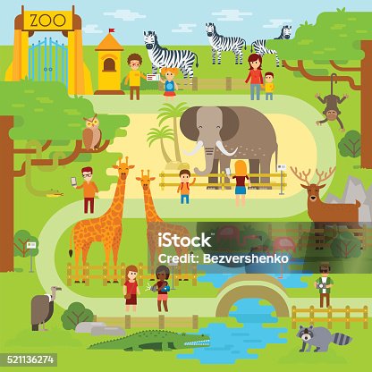 11,599 Kids At Zoo Illustrations & Clip Art - iStock | Family at zoo, Zoo  keeper, Lion