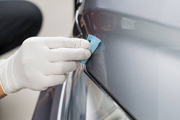 istock Car detailing series : Glass coating 521136446