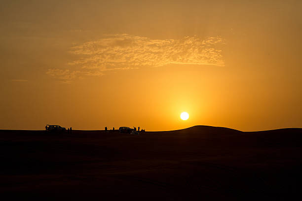 istock Sunset in dessert of Dubai 521137576