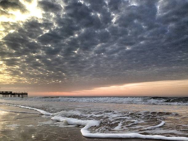 Iphone shot and processed. The beach in the morning light at Bournemouth 