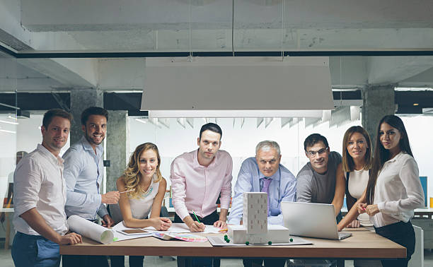 istock Organized Group Photo in the office. 521139499