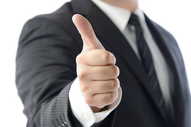 istock Businessman with thumb up 521156595