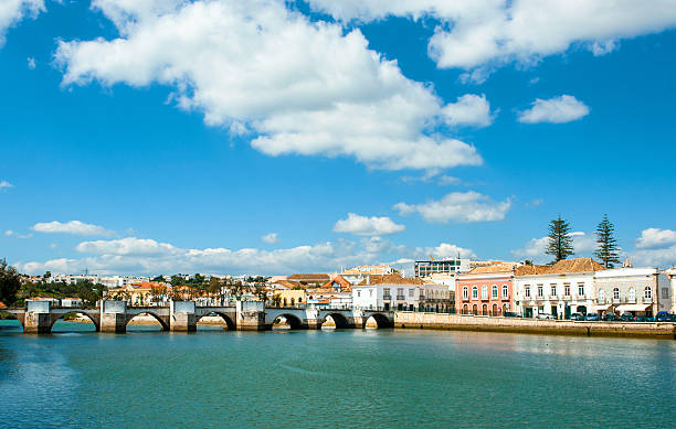 Tavira in Portugal stock photo